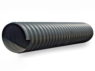 Katta{0}}diametrli kon drenaji uchun po'lat chiziqli mustahkamlangan HDPE spiral quvur